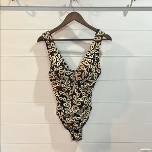 Stylish Black and Cream Kids One Piece